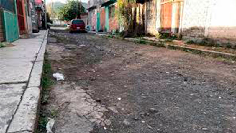 Solo un 2% de las 256 localidades de Morelia tienen pavimento y vialidades: INEGI