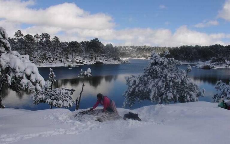 ¿Has visto la Sierra nevada? Pronostican nieve en Creel para el 1 de febrero
