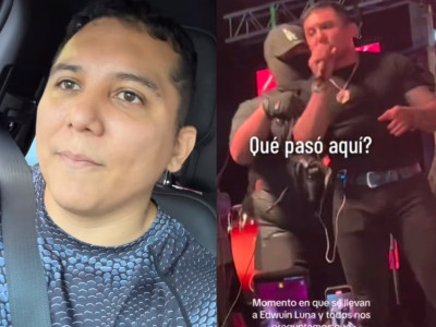 Edwin Luna niega montaje por supuestos hombres armados en concierto
