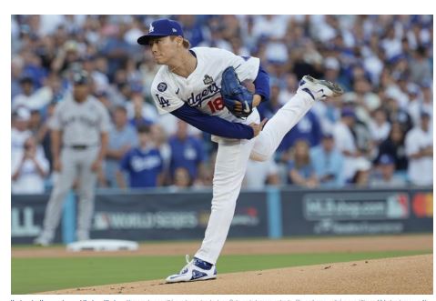Dodgers pone la serie 2-0 sobre Yankees con joya de Yamamoto; Ohtani se lesiona
